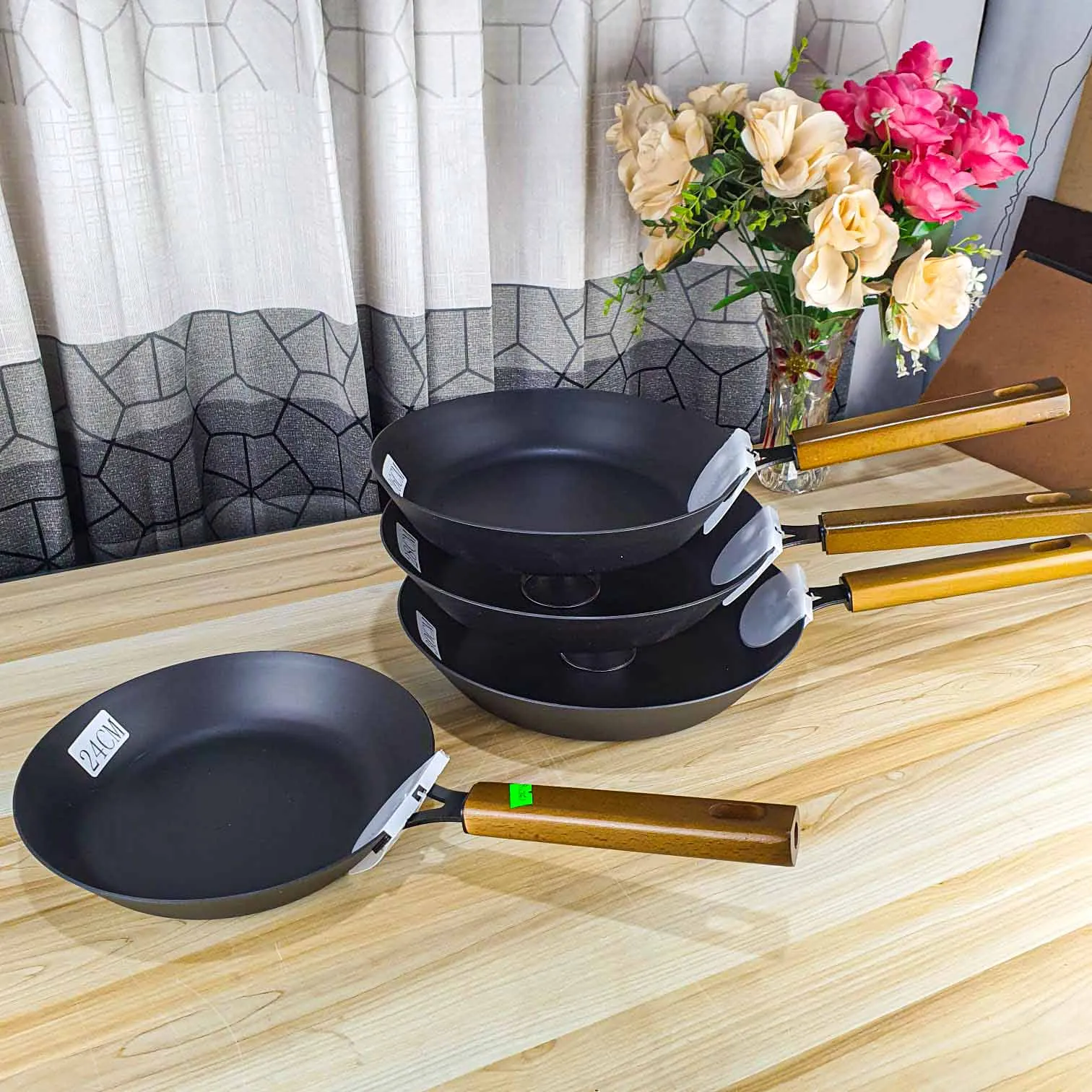 24cm Cast Iron Frypan 00948 - Image 4