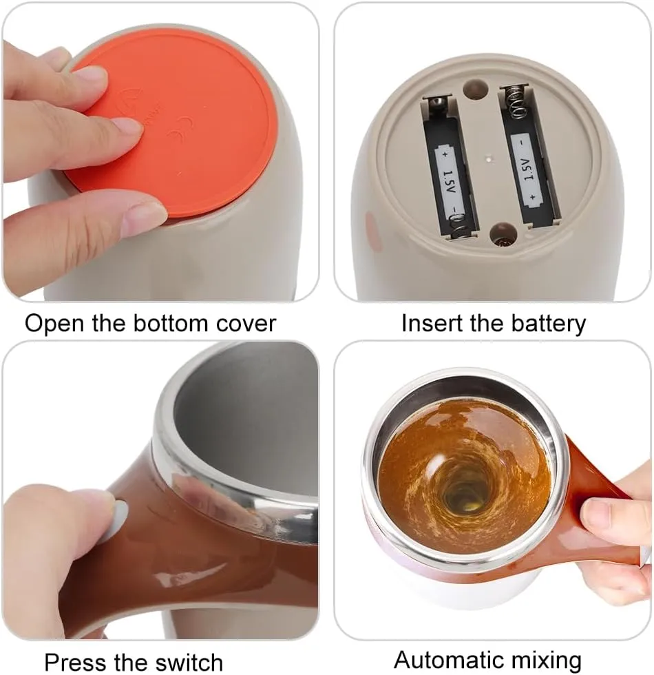 Self Stirring Magnetic Coffee Mug 01211 - Image 4