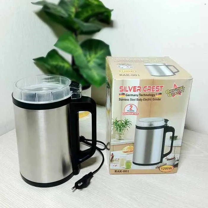 Silver Crest Stainless Steel Electric Grinder 00834