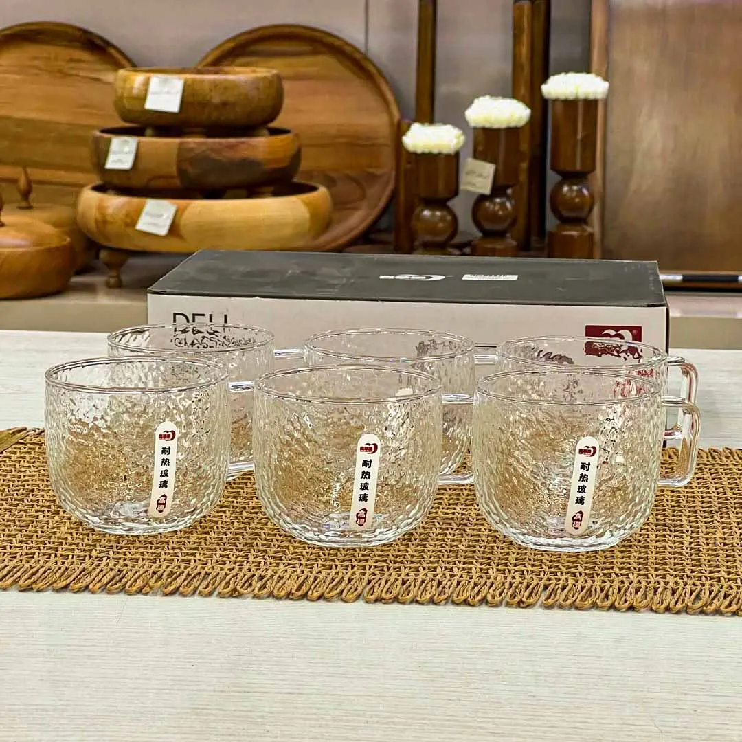 6pcs Deli Glassware Cup Gpzb-70 01110