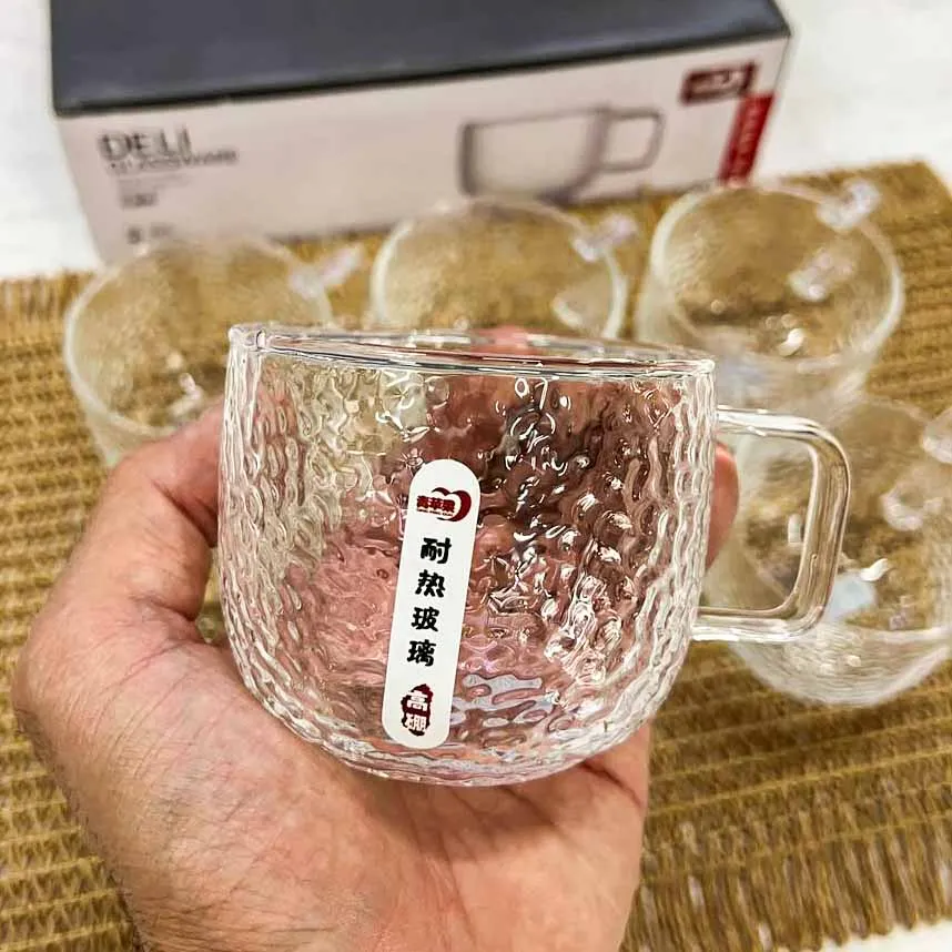 6pcs Deli Glassware Cup Gpzb-70 01110