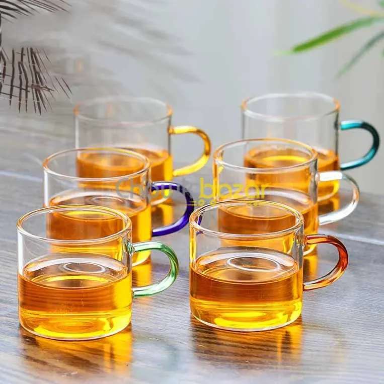 6 Pcs Multi Color Mini Cup Set 00724