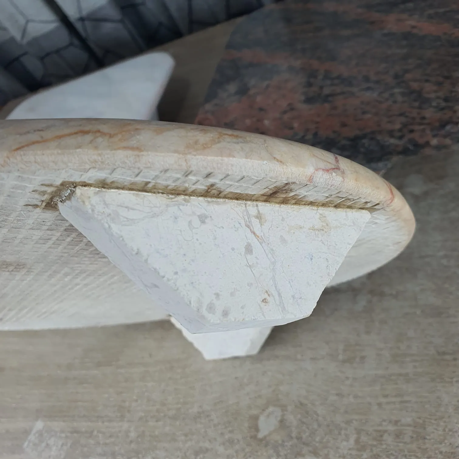 Marble Stone Ruti Roller With Belan 00837