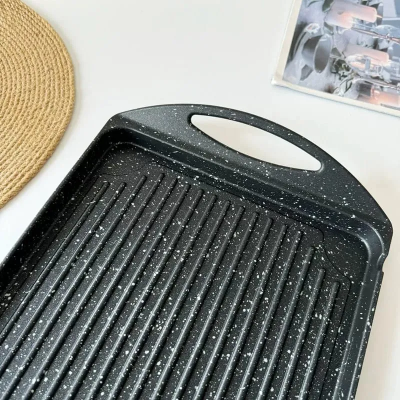 Two Handle Rectangular Grill Pan 01076 - Image 4