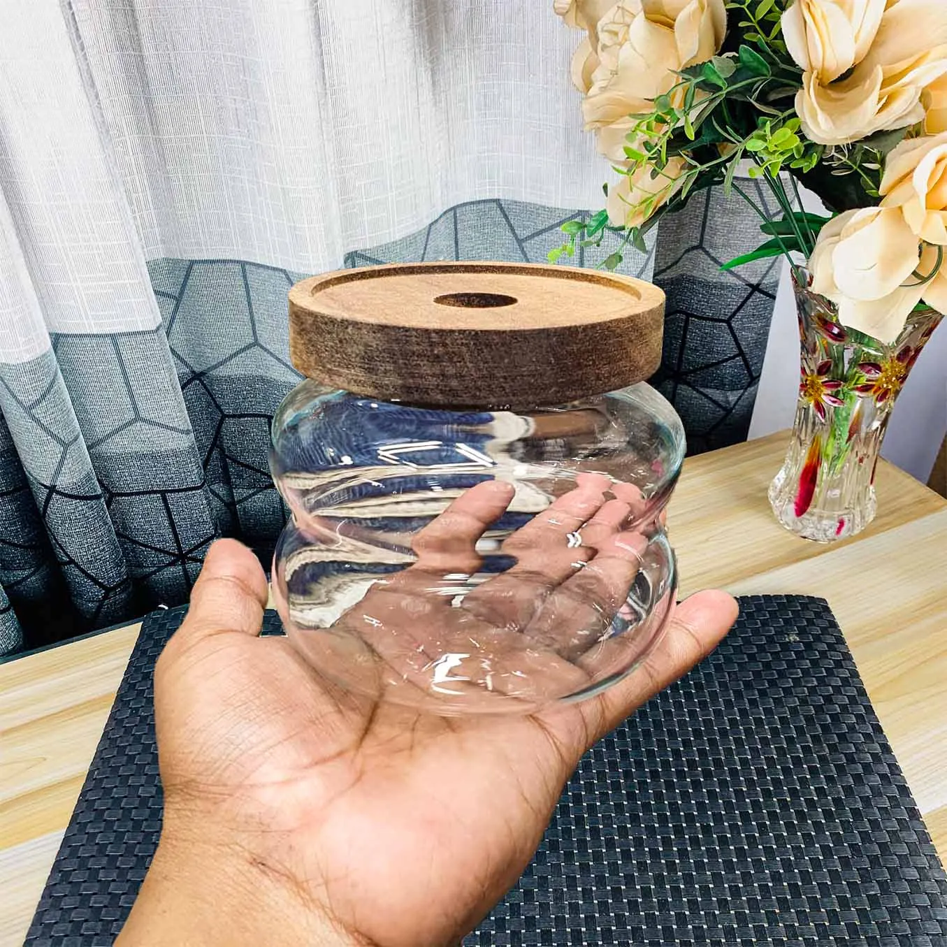 2 Staip Airtight Glass Jar HE 00919