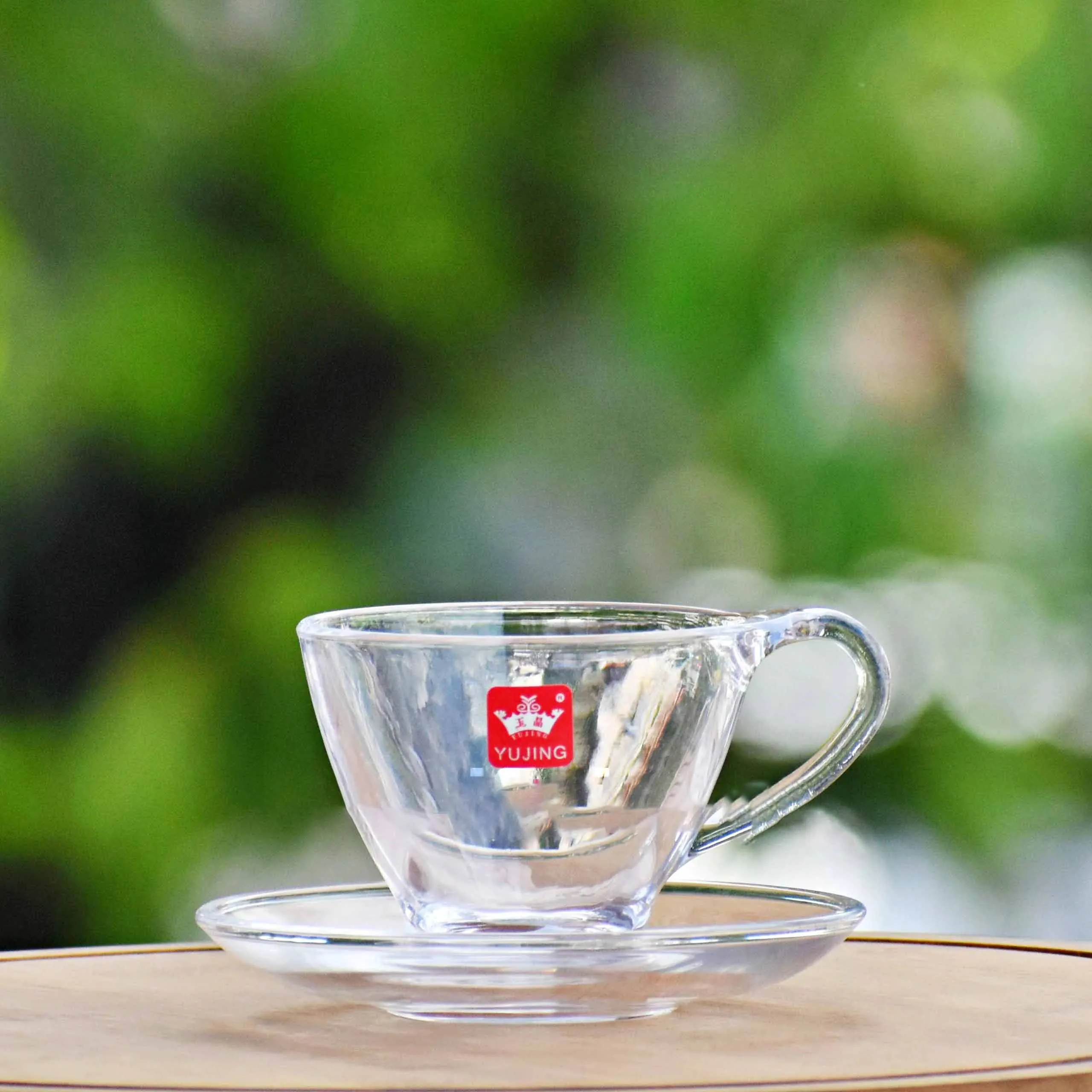 Yujing Transparent Cup with sauce
