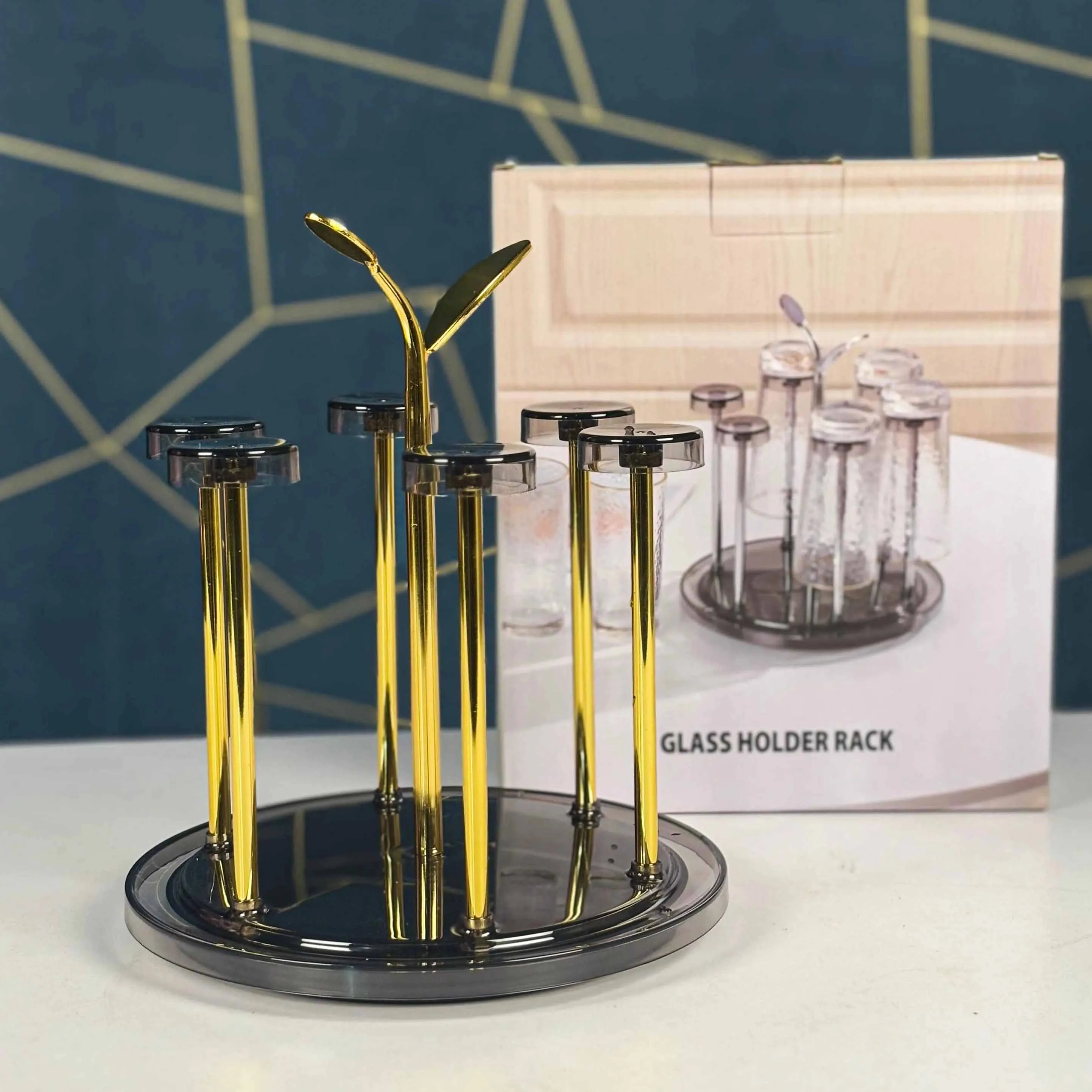 Moving Glass Stand Pata Design ME 01268