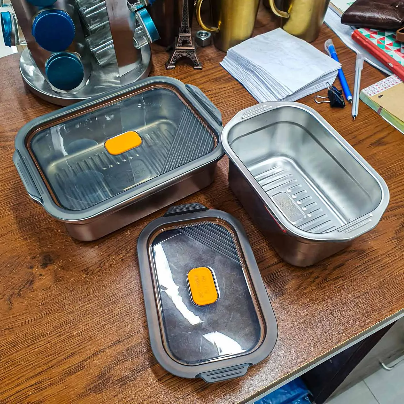 Stainless Steel Airtight Food Storage Box HR 01256