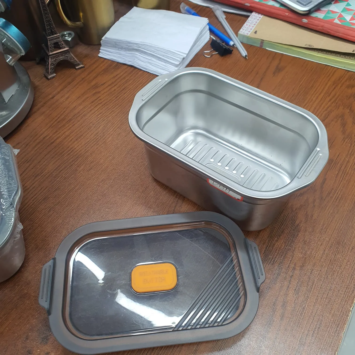 Stainless Steel Airtight Food Storage Box HR 01256 - Image 3