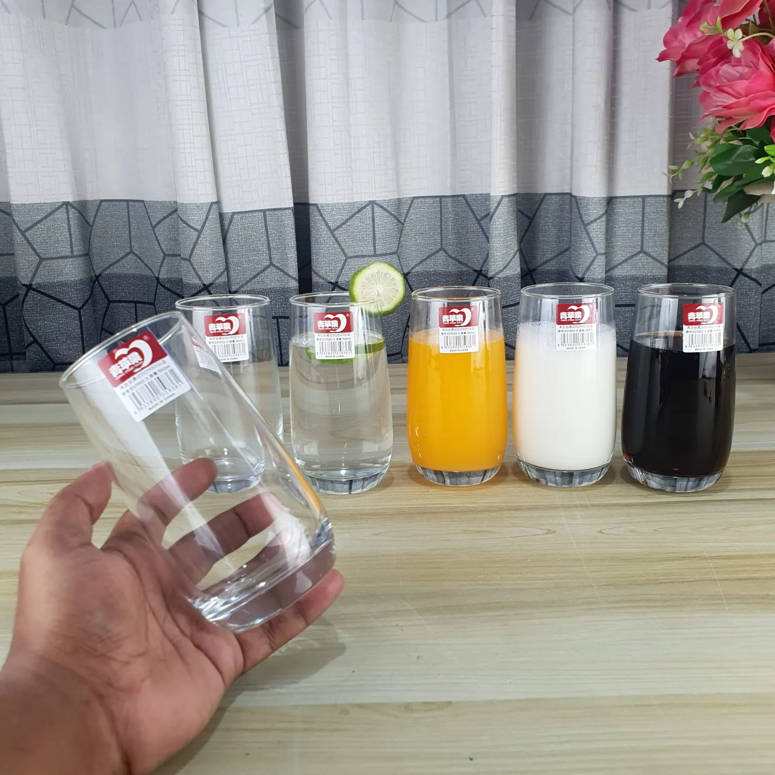 360ml Deli Water Glass ES7002-3 01267 - Image 3