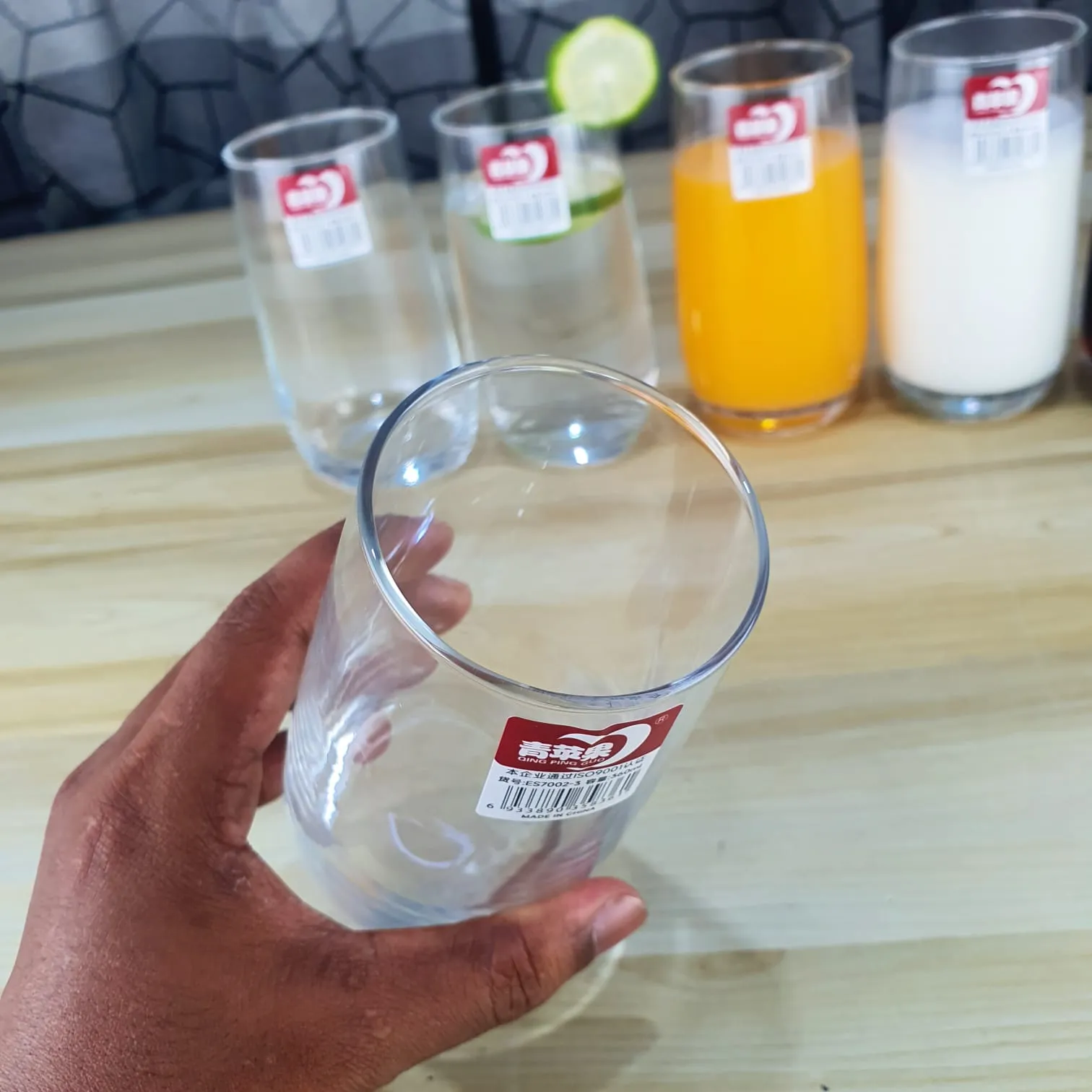 360ml Deli Water Glass ES7002-3 01267 - Image 4