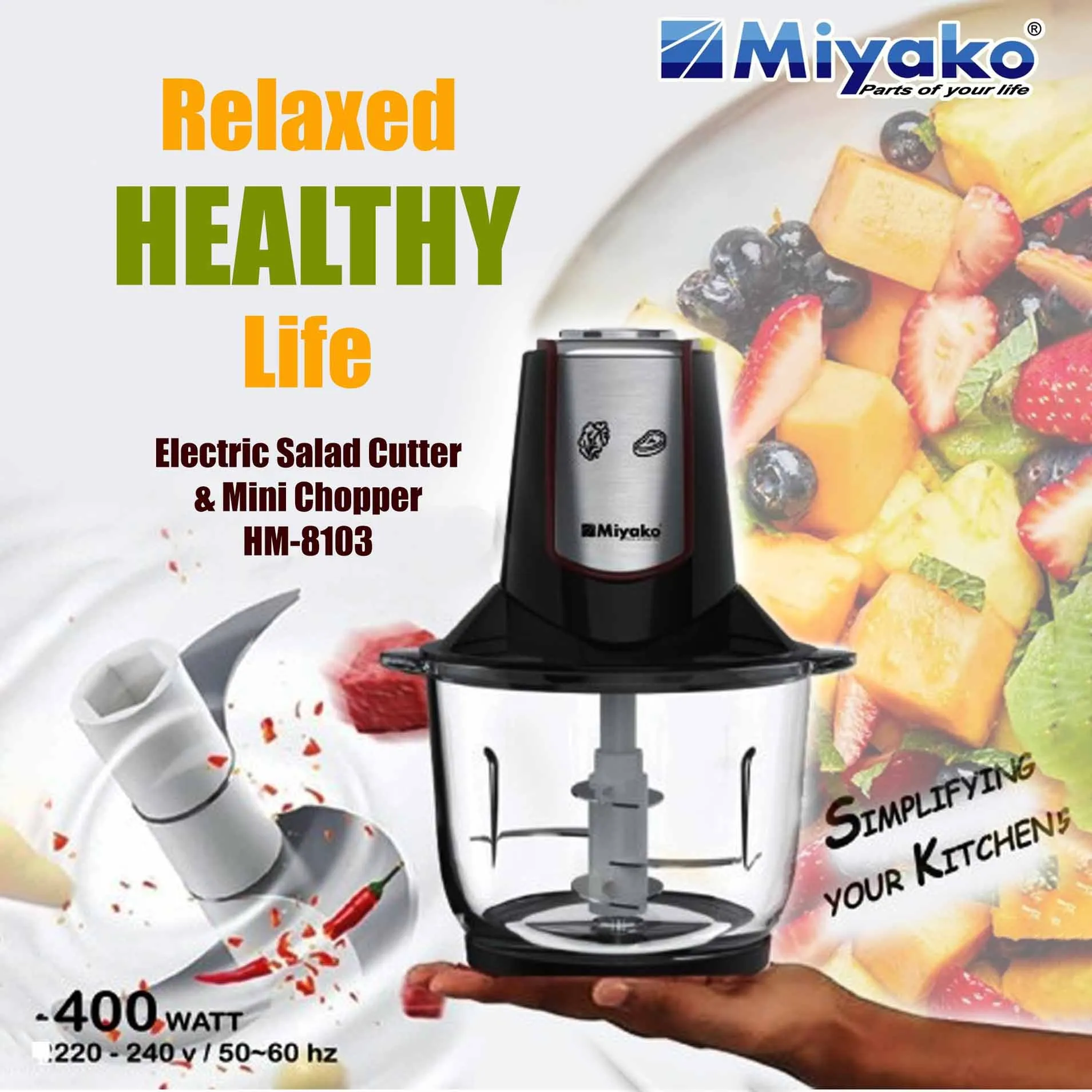 Miyako 2 Liter Chopper 01051