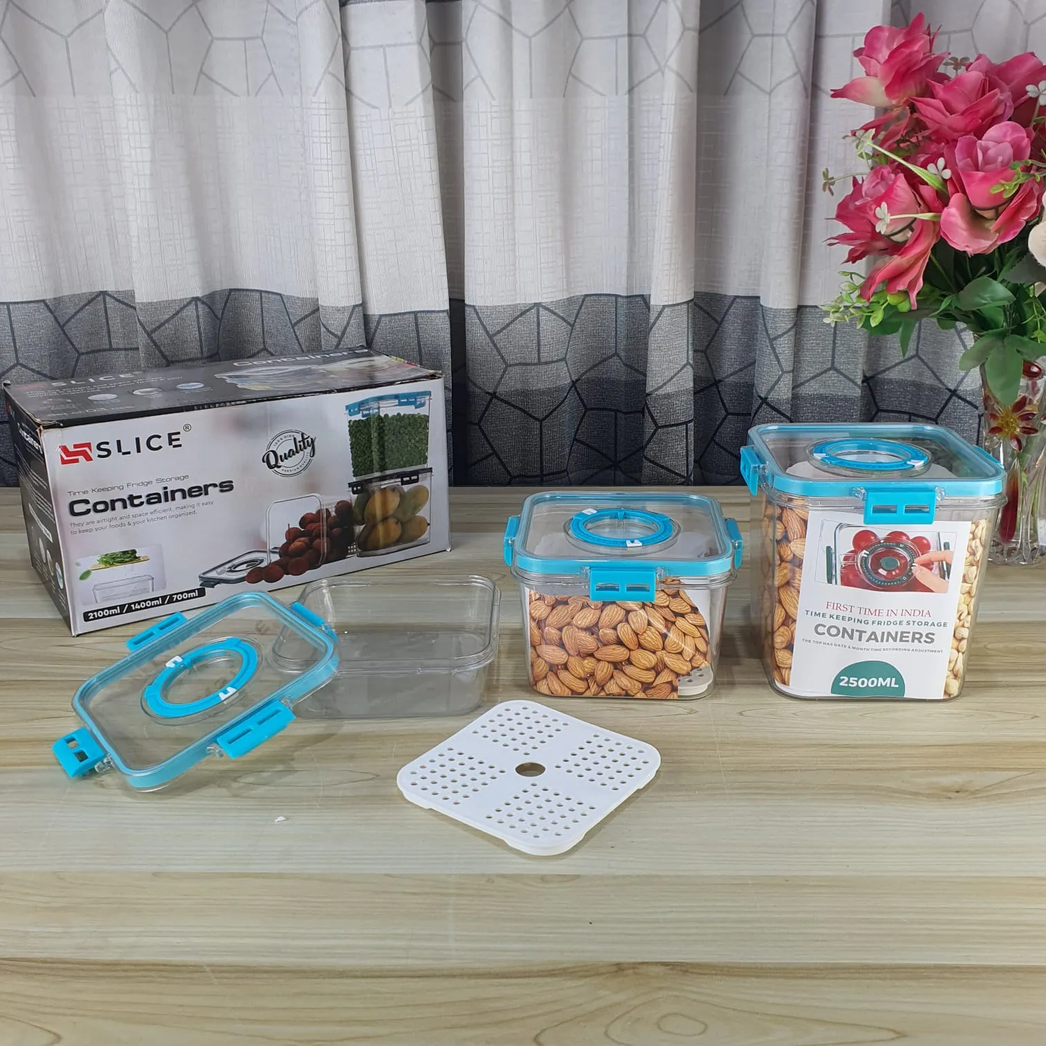 3Pcs Acrylic Storage Container 01220