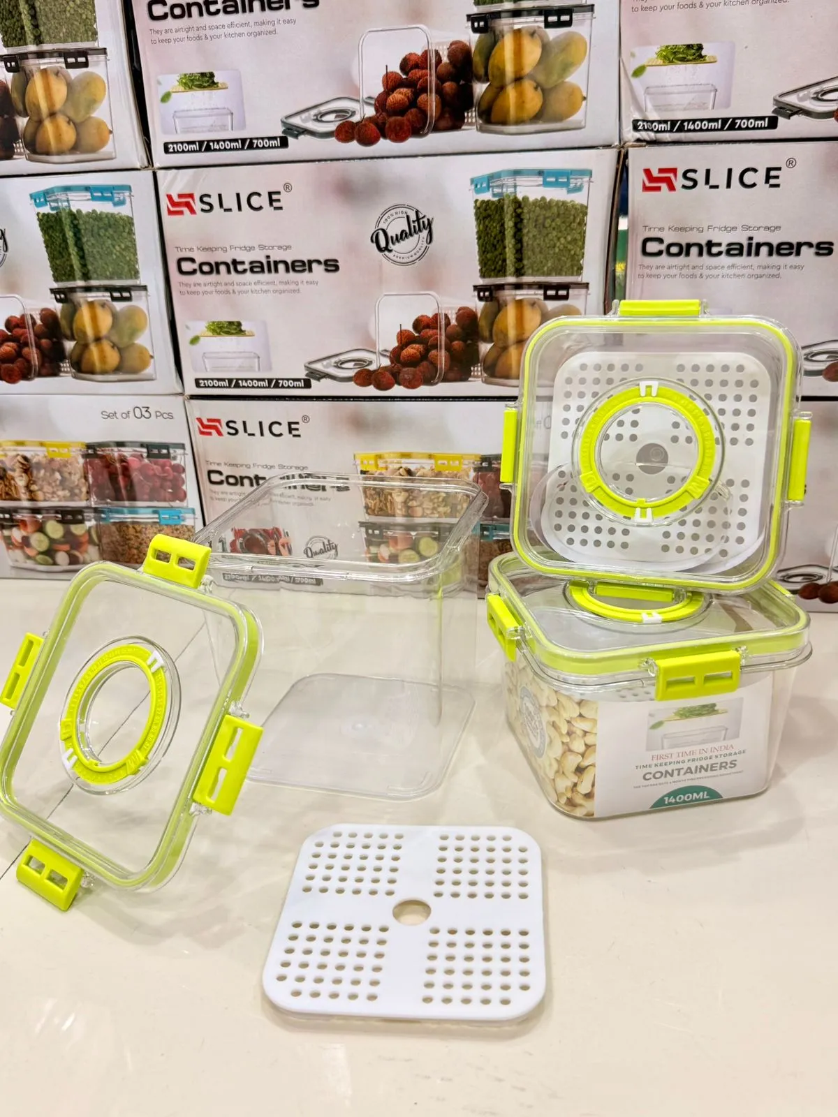 3Pcs Acrylic Storage Container 01220 - Image 3
