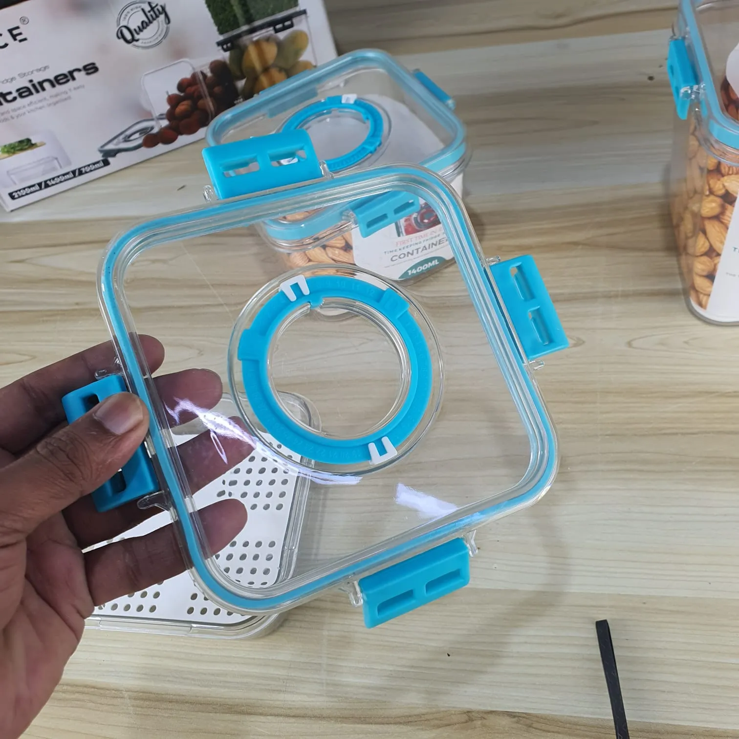 3Pcs Acrylic Storage Container 01220 - Image 4