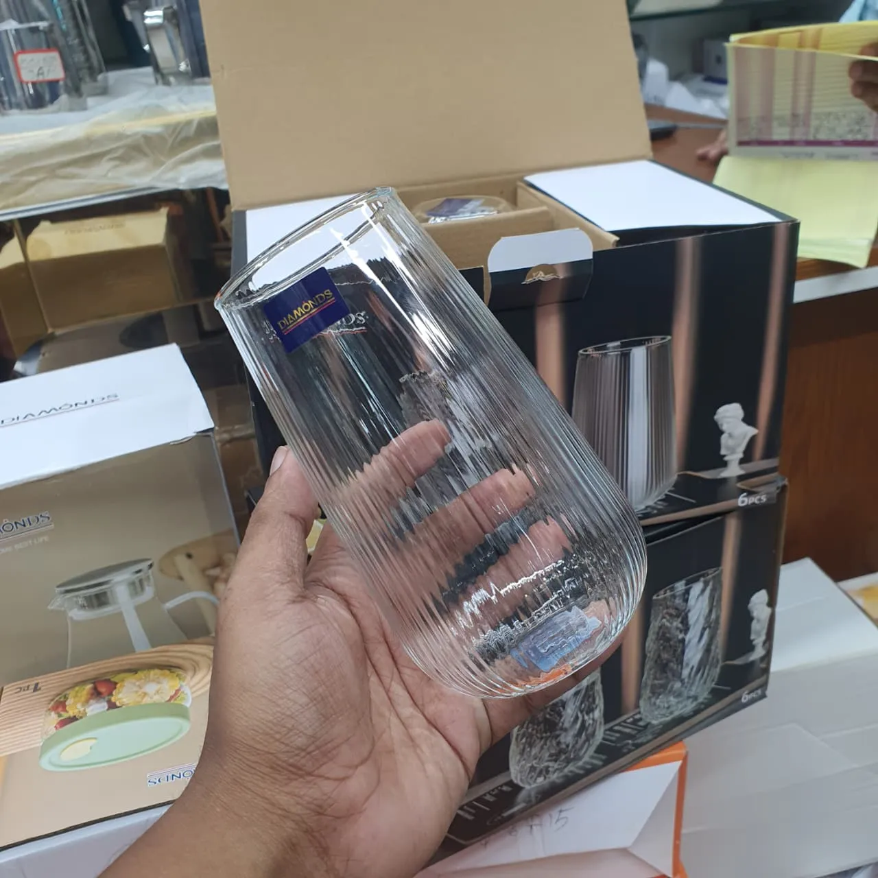 635ml Step Design Glass Set 01383 - Image 3