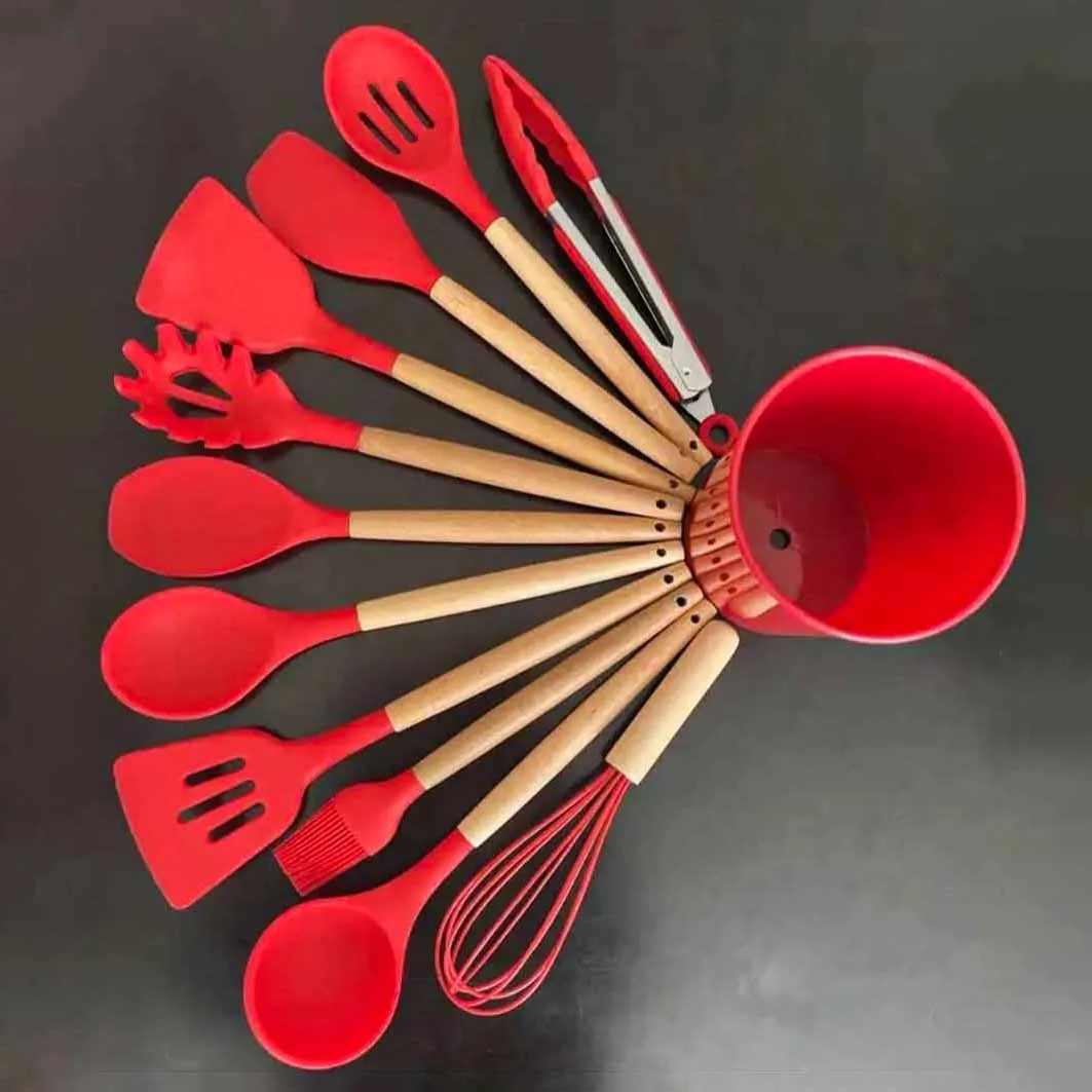 12pcs Silicon Spatula Set 00812