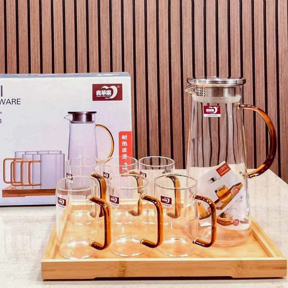 8pcs Jug Set with Tray
