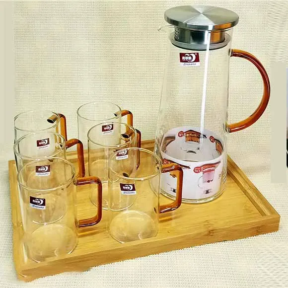 8pcs Jug Set with Tray