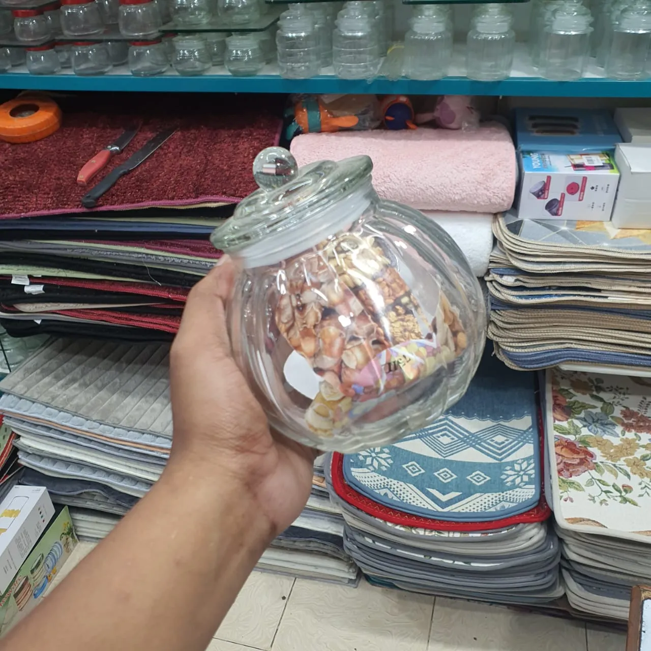 600ml Glass Lid Kumra Jar 01203