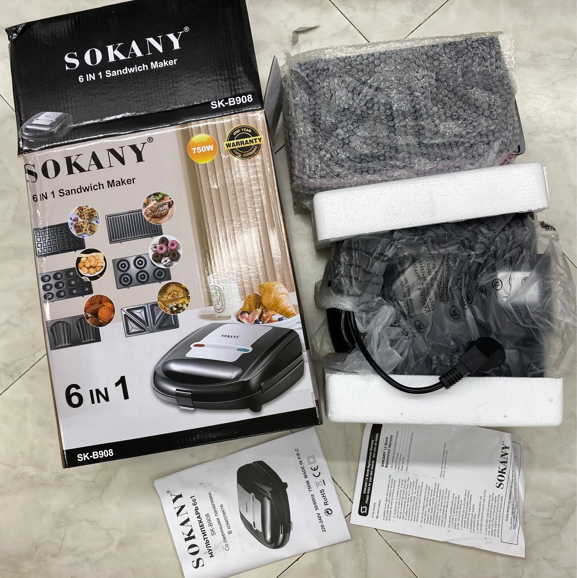 6 in 1 SOKANY SK-B908 01349