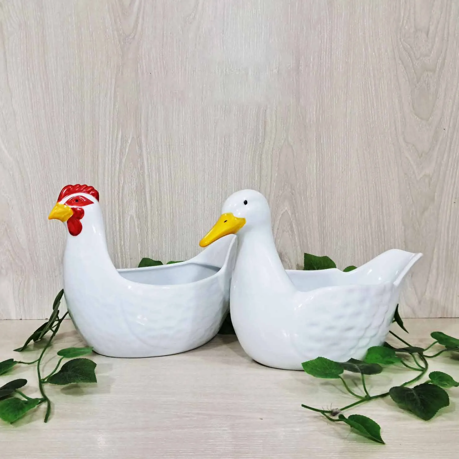 Ceramic Egg Holder or Serving Dish 01265