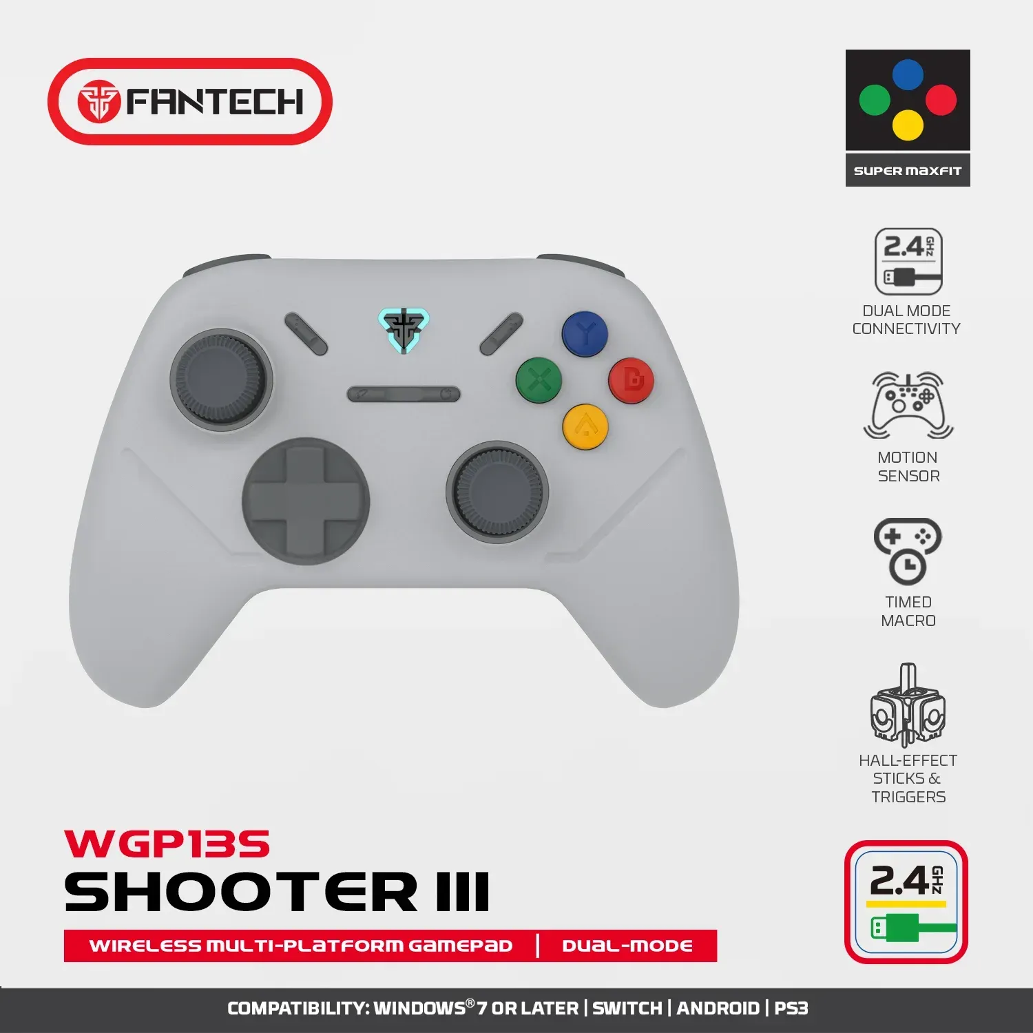 Fantech WGP13-S Shooter III Wireless Gamepad - Image 4