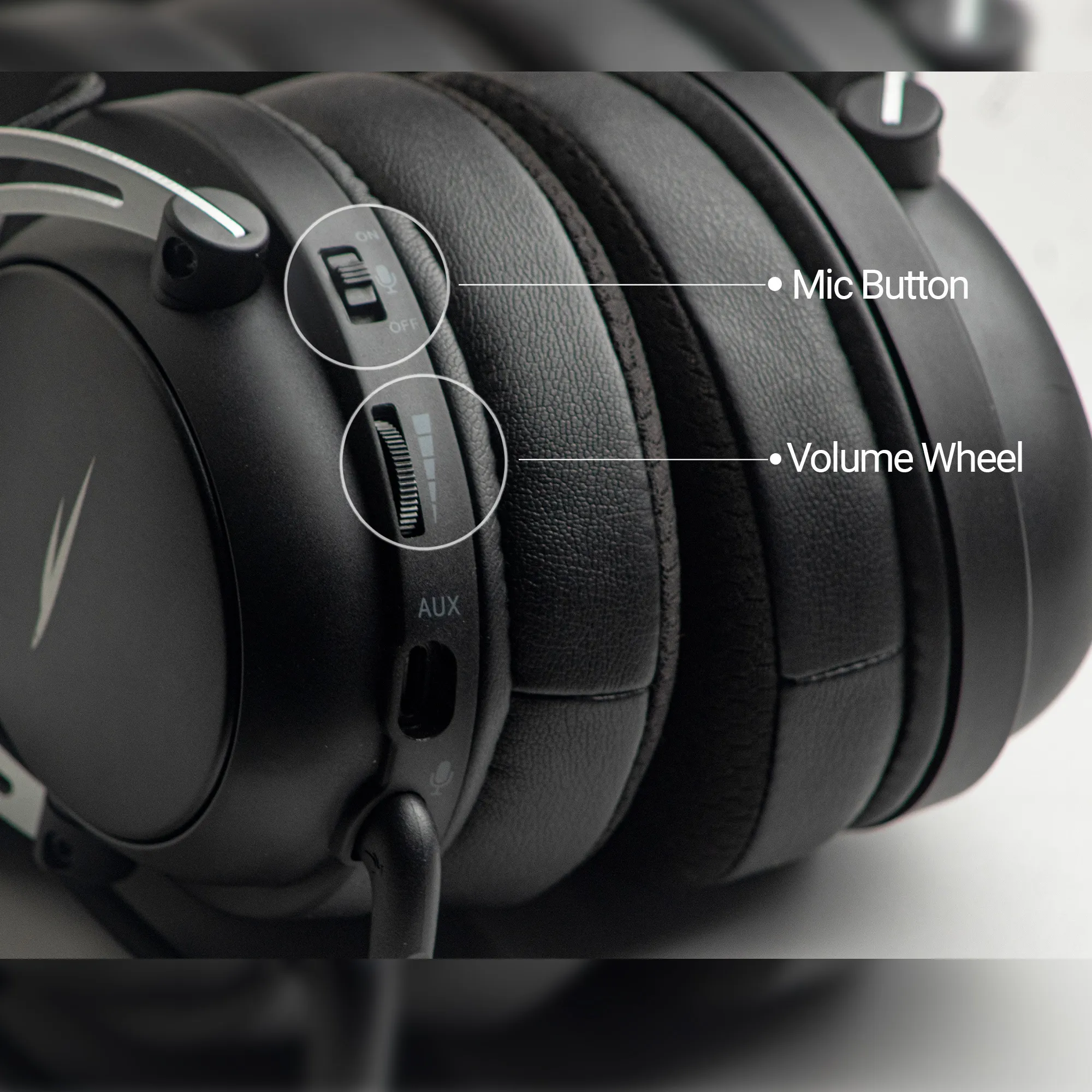ASCEND AIR 7.1 Surround Ultra Lightweight Gaming Headphone – Aluminum Frame, 53mm Drivers, Mesh Earcups, PC/Mobile Compatible - Image 4