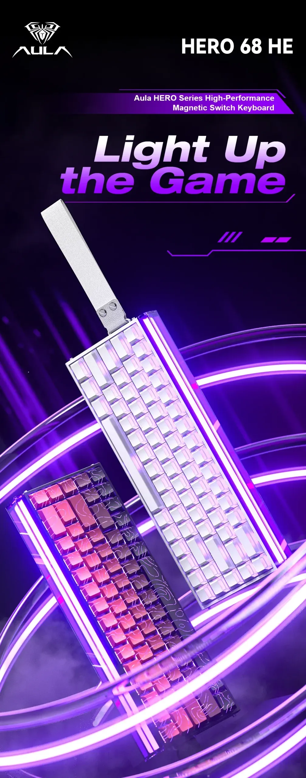 AULA HERO68 HE Magnetic Switch Gaming Keyboard