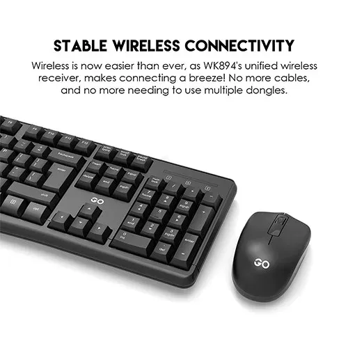 Fantech Go WK894 Wireless Keyboard & Mouse Combo - Image 4