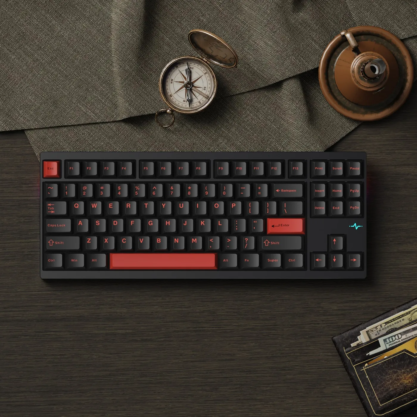 WOBKEY Crush 80 Reboot Lite Aluminum TKL Hotswap Wireless Mechanical Keyboard