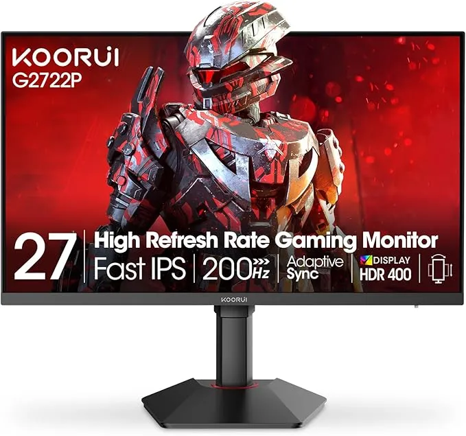 KOORUI G2722P 27 Inch QHD 200HZ Gaming Monitor