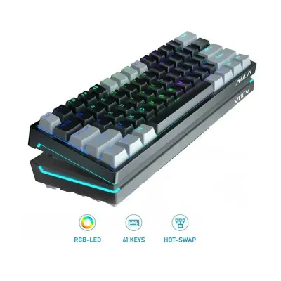 AULA F3261 Type-C Hot Swappable RGB Mechanical Gaming Keyboard