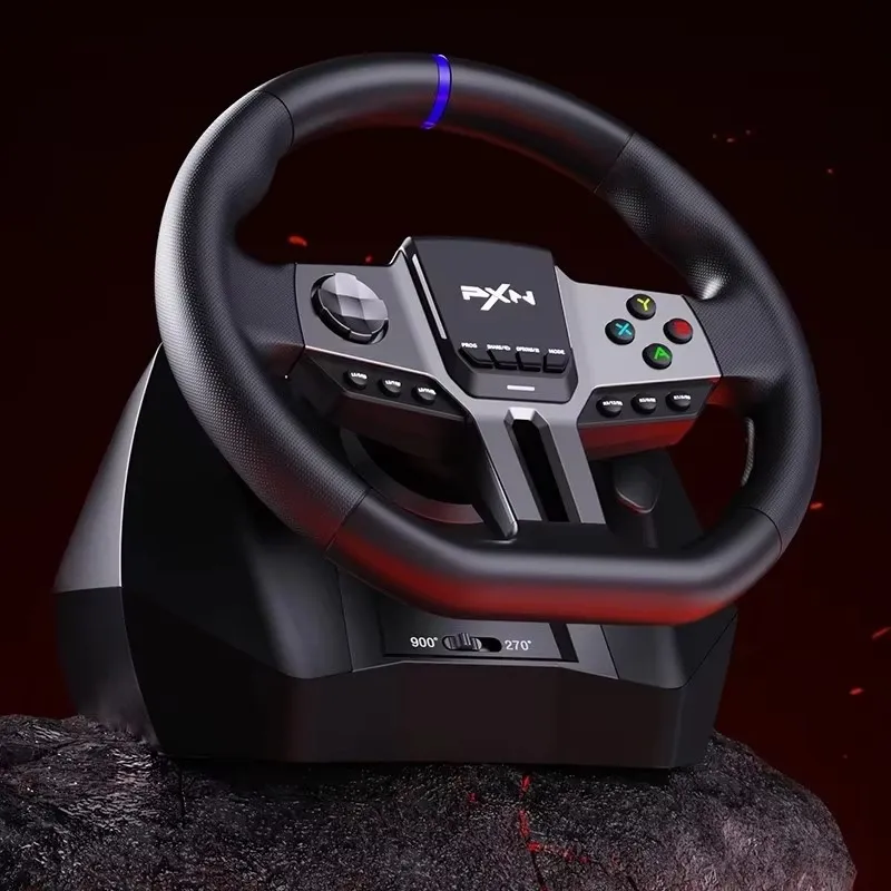 Pxn V9 Gen2 Gamer Steering Racing Pedal Shifting Game Console 900 Degree Magnetic Simulator PC Car Racing Steering Wheel Custom - Image 3