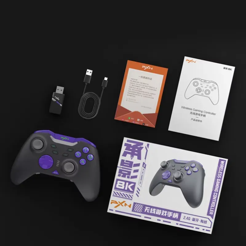 PXN P5 8K Three Modes Wireless Bluetooth Gamepads Custom 8000Hz Polling Rate Hall Trigger For PC NS Phone Gaming Controllers