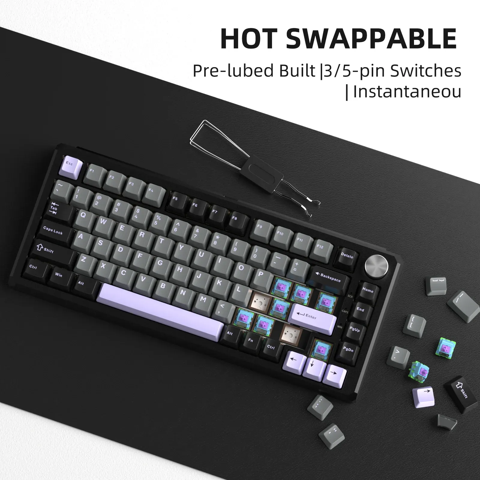 MageGee Captain75 Aluminum Mechanical Keyboard - Image 4