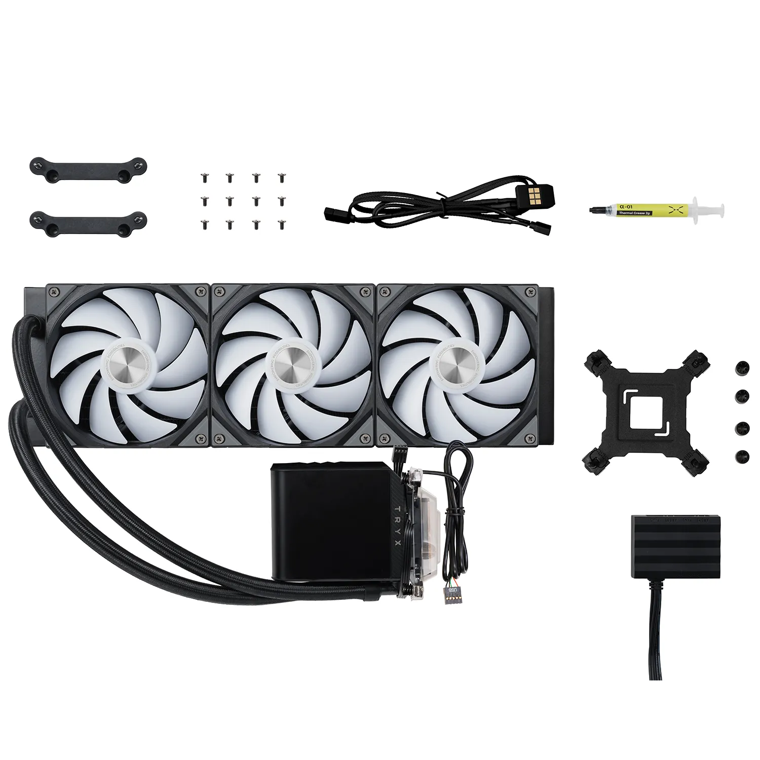 TRYX PANORAMA ARGB 360 AIO COOLER - Image 4