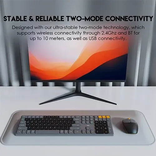 FANTECH WK895 Go Pop Wireless Multimedia Office Keyboard And Mouse Combo - Image 3