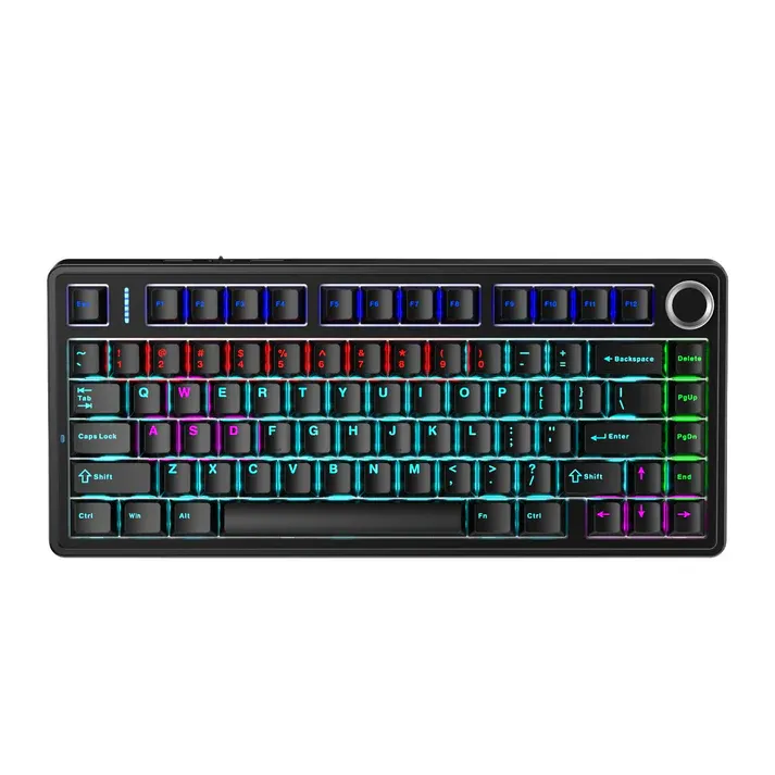 AULA F75 RGB Backlit Wired Hot Swappable Mechanical Keyboard