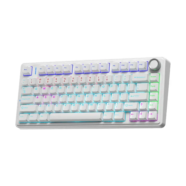 AULA F75 RGB Backlit Wired Hot Swappable Mechanical Keyboard