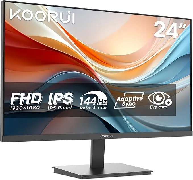 KOORUI E2411K 24 Inch FHD 144Hz Gaming Monitor