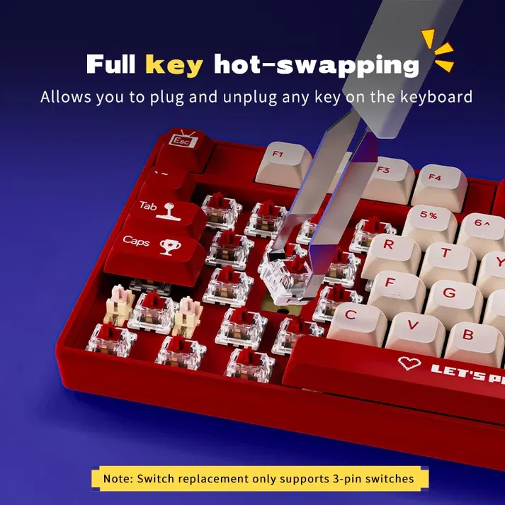 AJAZZ AK870MC Keyboard - Image 3