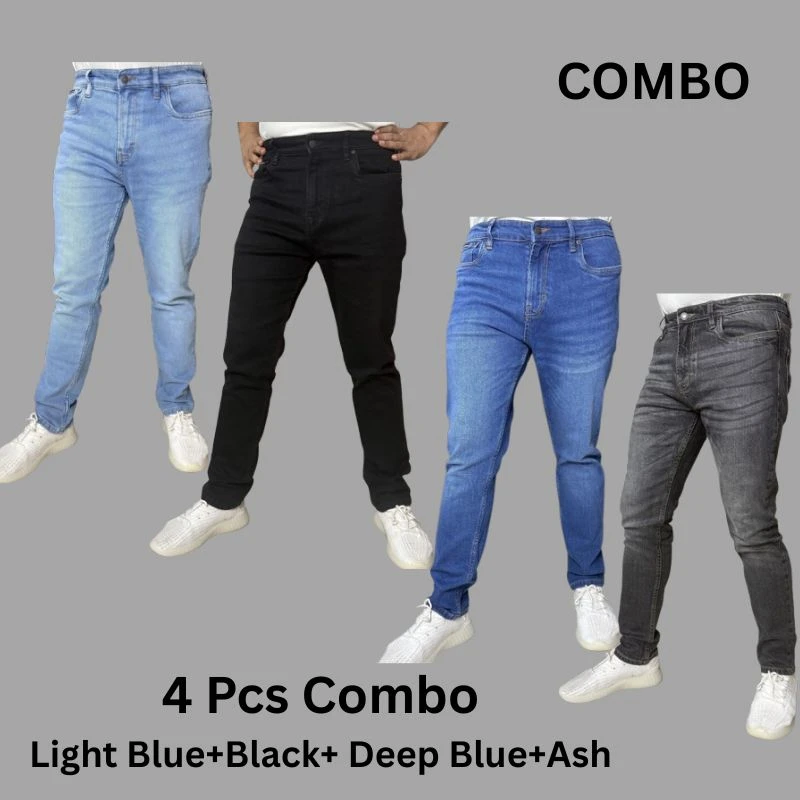 C..K Denim Pant- 4 Pcs COMBO