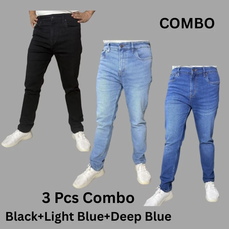 C..K Denim Pant- 3 Pcs COMBO
