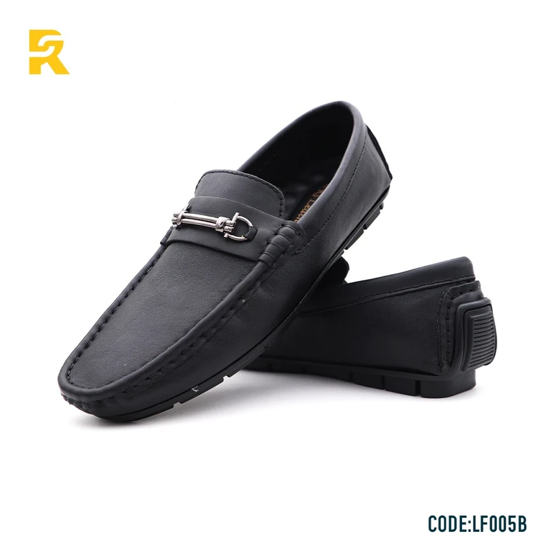 TriTone Leather Loafers – Comfort with Class