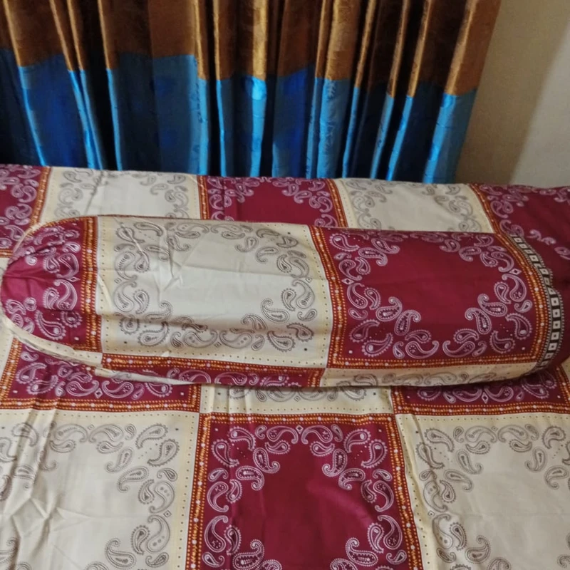 Luxury Twill Bed Sheet with Side Pillow - Image 3