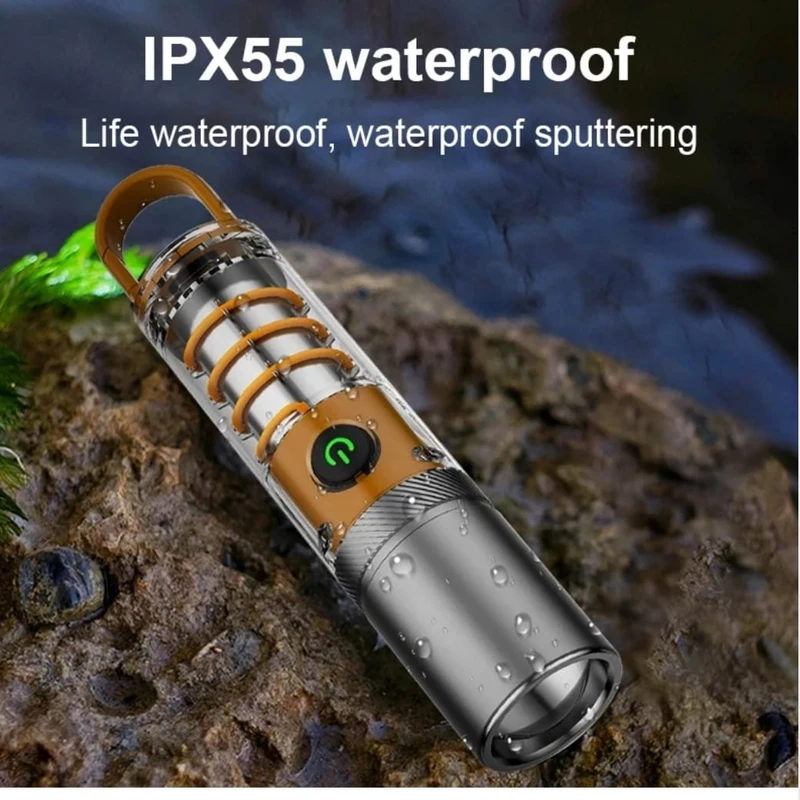X-10 USB Rechargeable Camping Flashlight - Image 4
