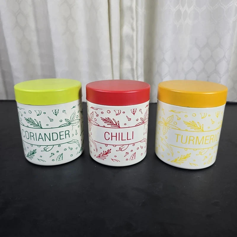 Stainless Steel Canisters 3 pcs