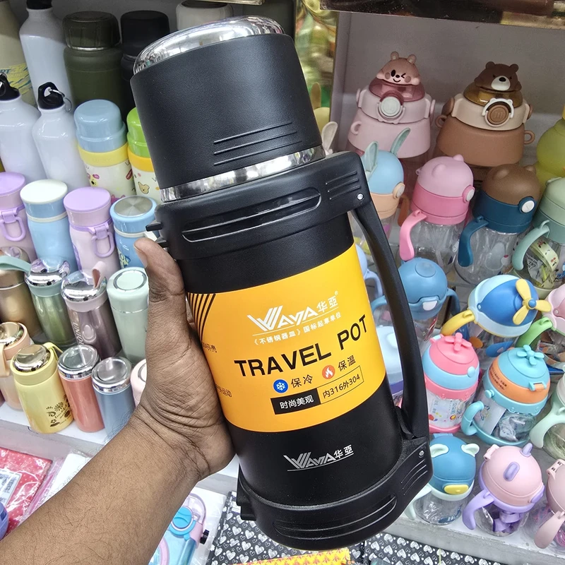 Huaya 316 Stainless Steel Travel Thermos Kettle Large Capacity | Outdoor & Car Use | 1300/1700ml - Image 7