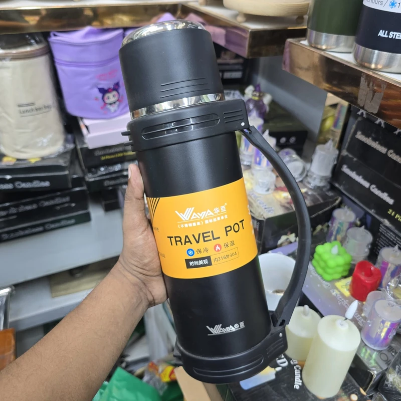 Huaya 316 Stainless Steel Travel Thermos Kettle Large Capacity | Outdoor & Car Use | 1300/1700ml - Image 9